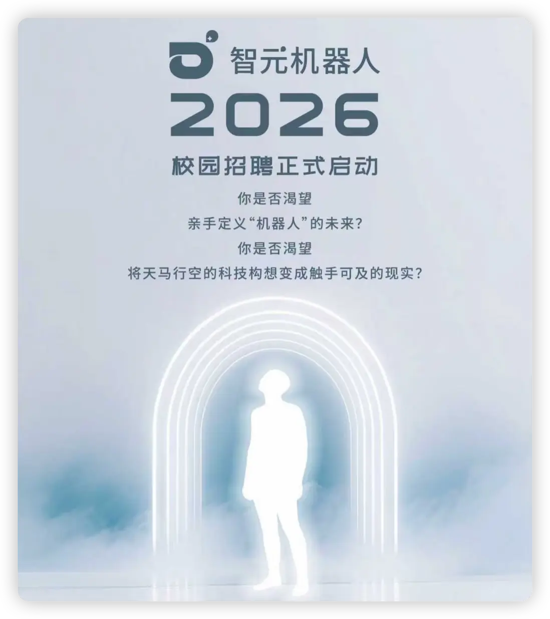 智元2026校園招聘官方海報
