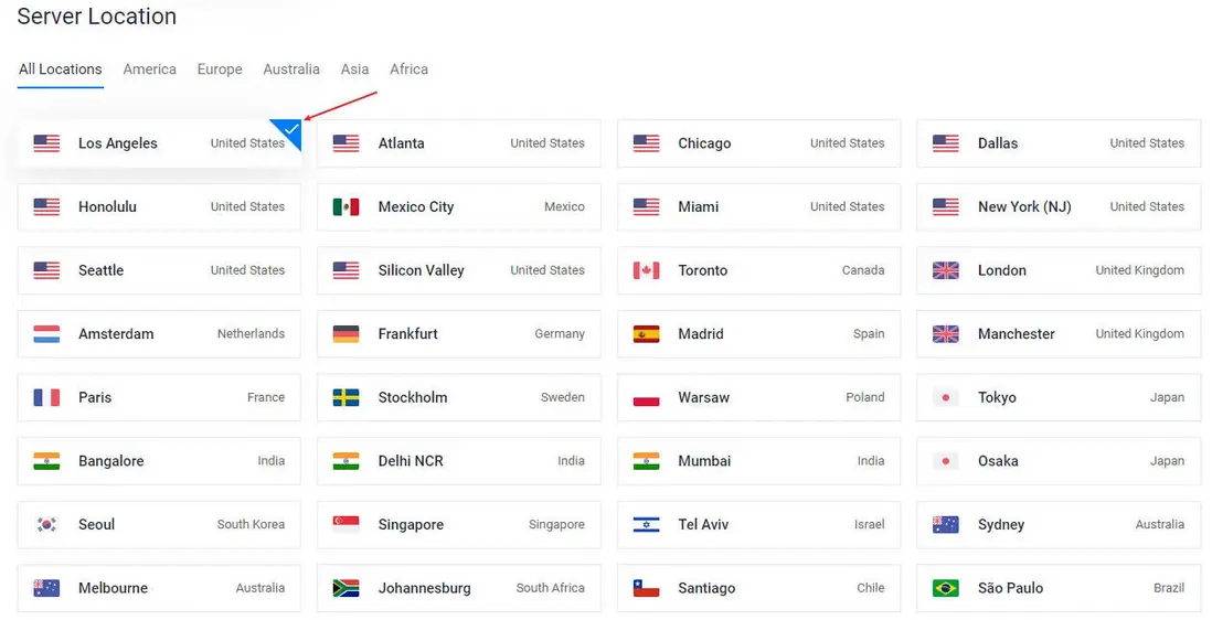 選擇VPS部署的機房