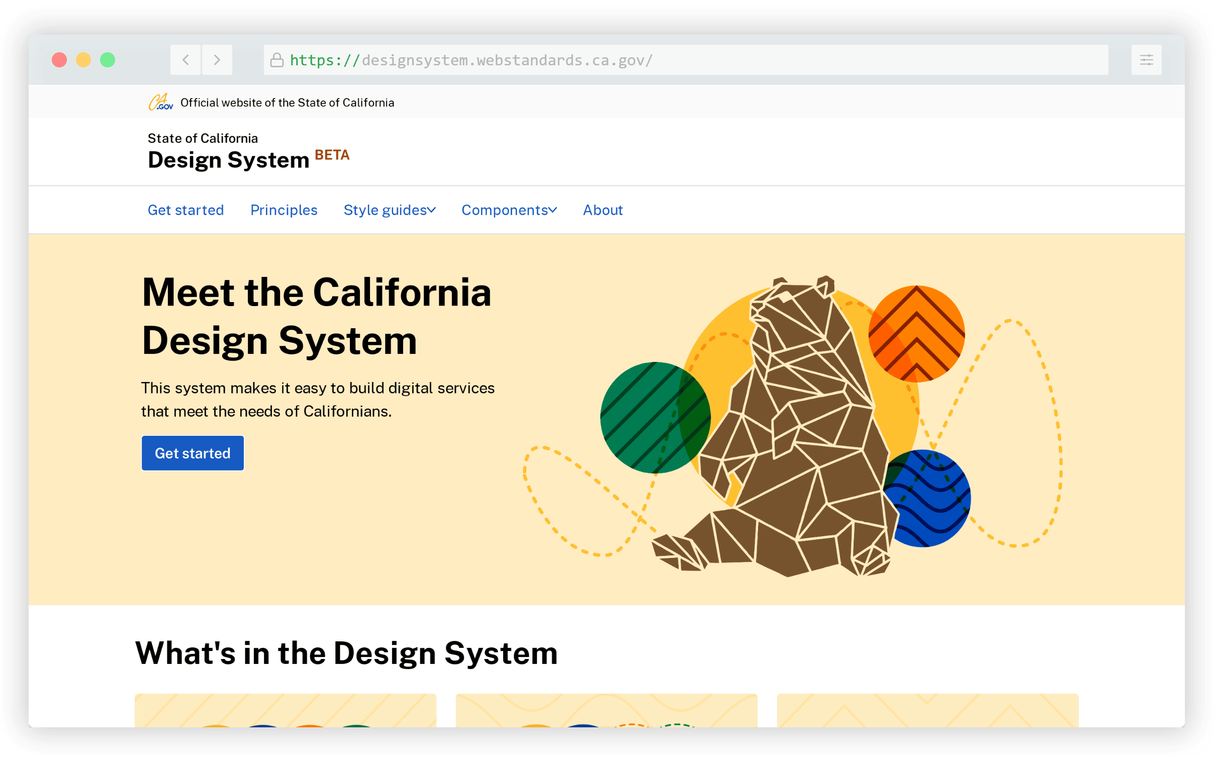 California Design System