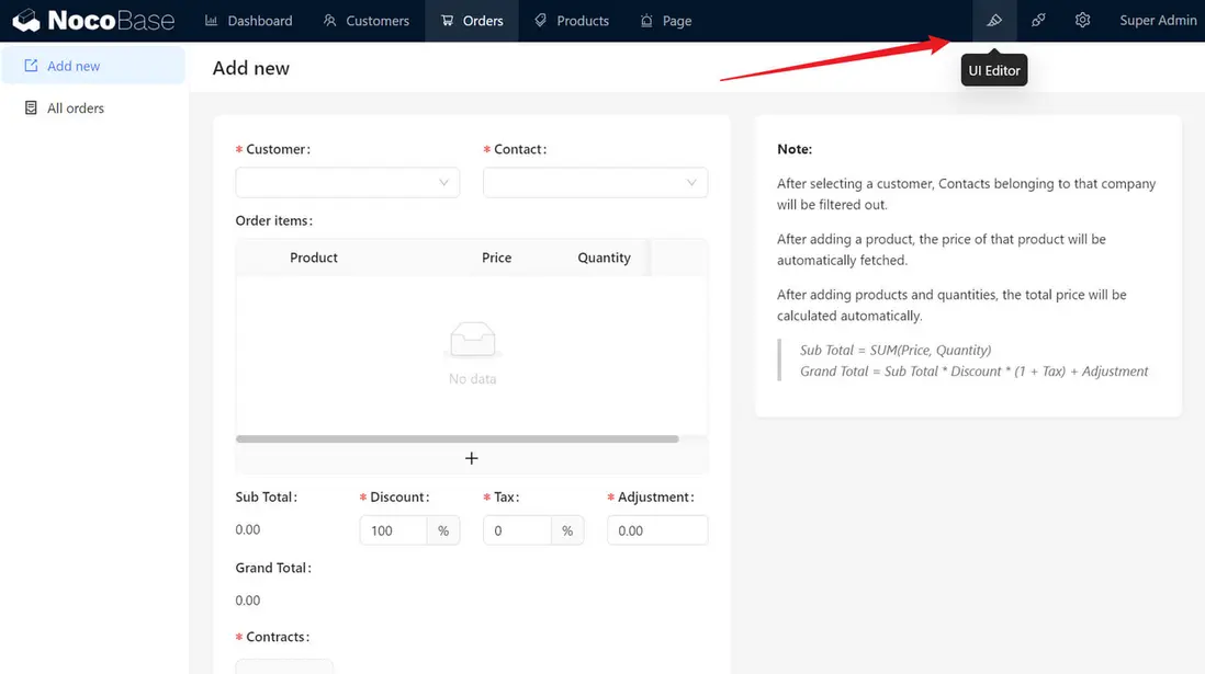 UI Customization Capabilities