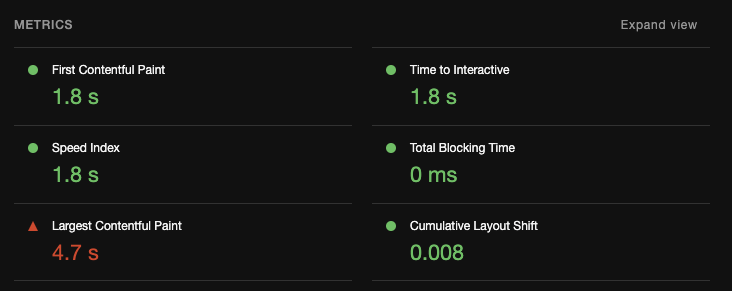 An example without priority hints