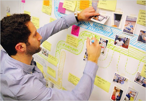 Producing a clear map is a design job. Work with a designer to find the right approach.