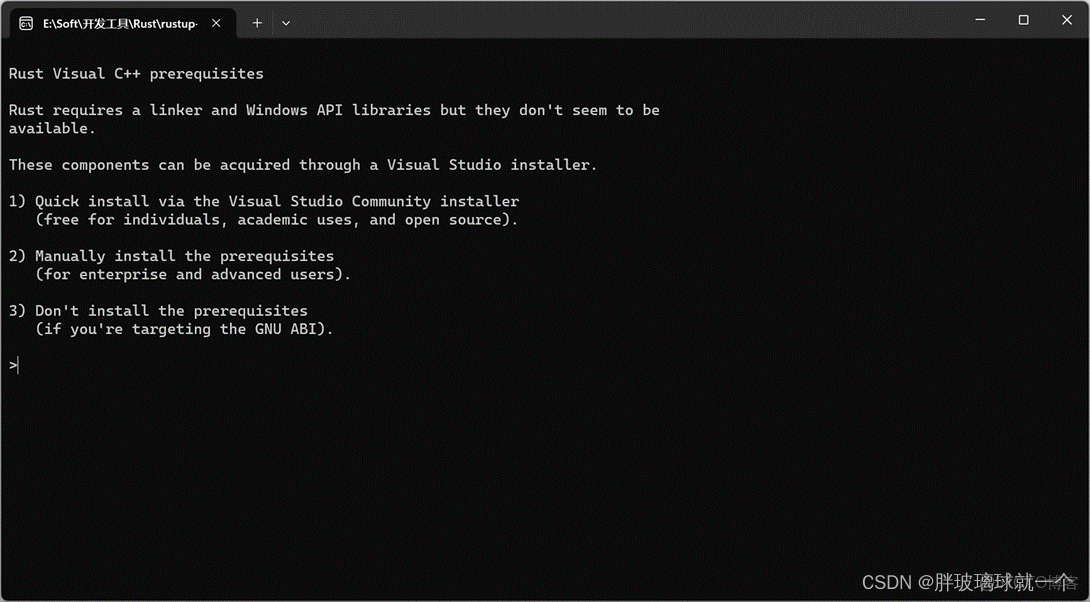 windows下配置rust開發環境_#rust_11
