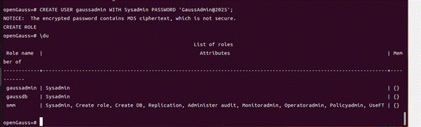 Ubuntu系統使用Docker安裝openGauss數據庫完整教程_openGauss_23