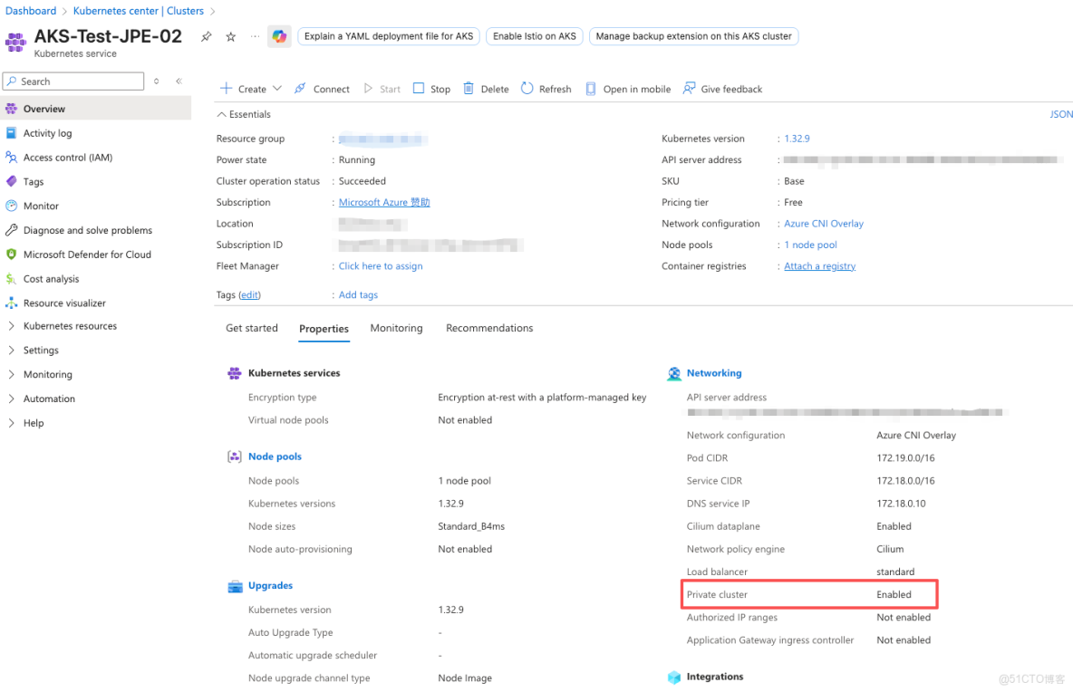 使用Azure Bastion連接到AKS羣集_安全_02