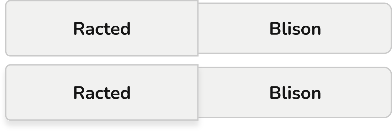 Visualization of embossed vs. debossed button
