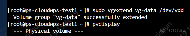 centos系統新掛載了一塊硬盤，怎麼加到當先邏輯卷中_擴容_02