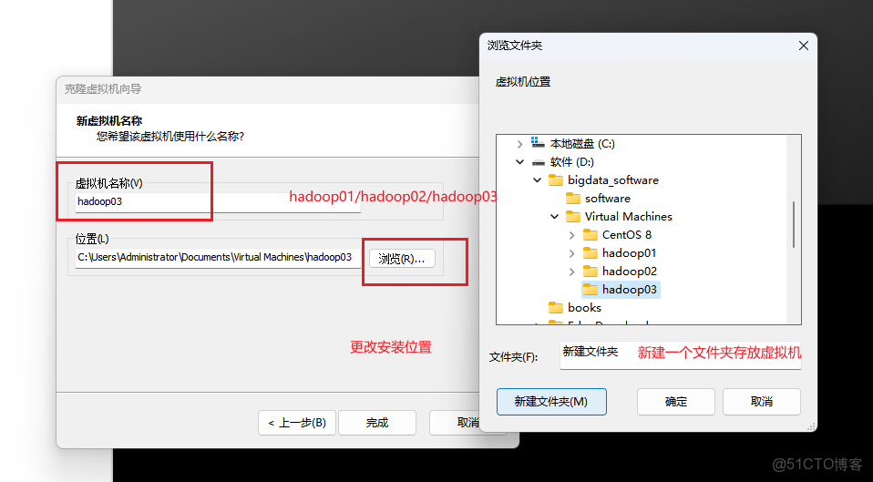 虛擬集羣搭建日記2——克隆虛擬機以及實現互通_hadoop_06