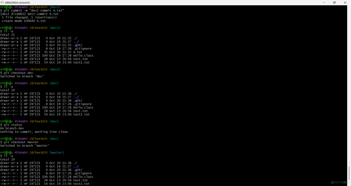 Git 教程之分支管理詳解_相關技巧_git_13