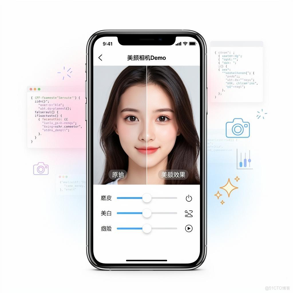 直播平台美顏SDK開發全流程：UI、算法、渲染到產品化的落地_美顏api_02