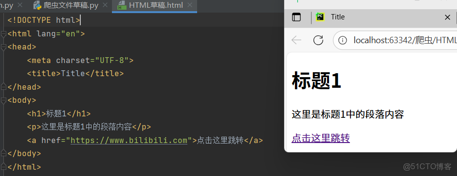 Pycharm 裏設置html模板_#python_04