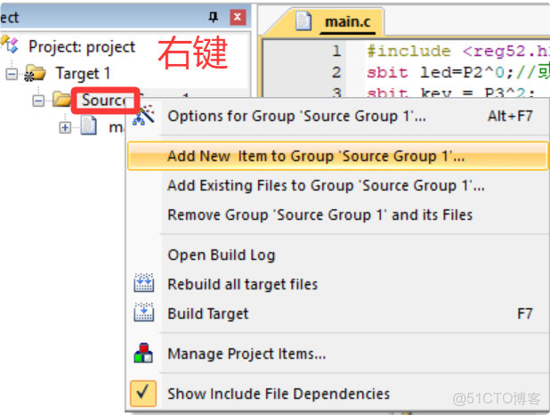 51單片機學習——1天學完普中基本實驗例程，走馬觀花式學習，大家切勿效仿。_小輝_Super的博客-博客_初始化_02