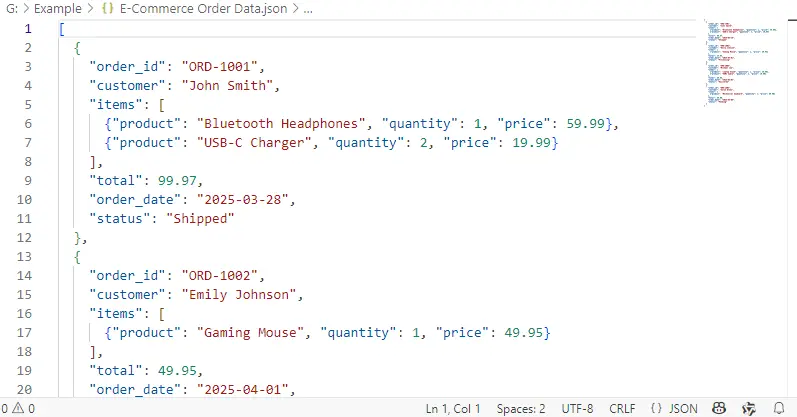 Python處理JSON文件數據