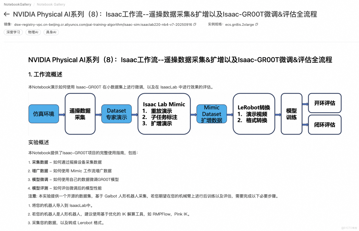 PAI&nbsp;Physical&nbsp;AI&nbsp;Notebook詳解4：基於仿真的GR00T-N1.5模型微調_阿里雲_02