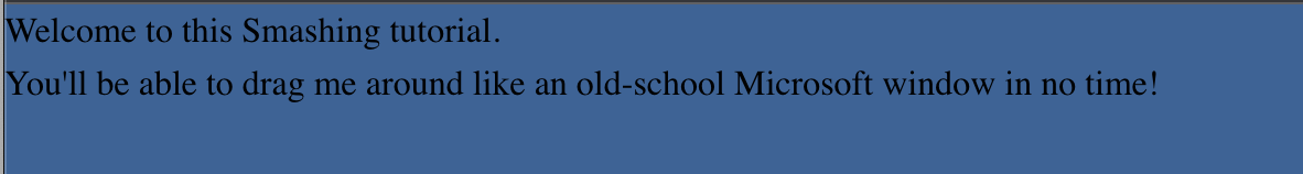 New component with some plain unstyled content