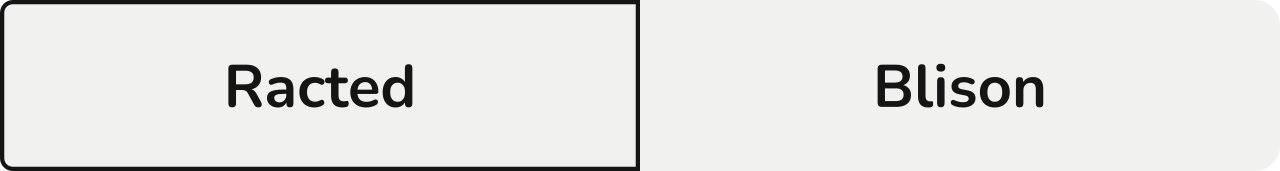 Highlighted outline of the active button