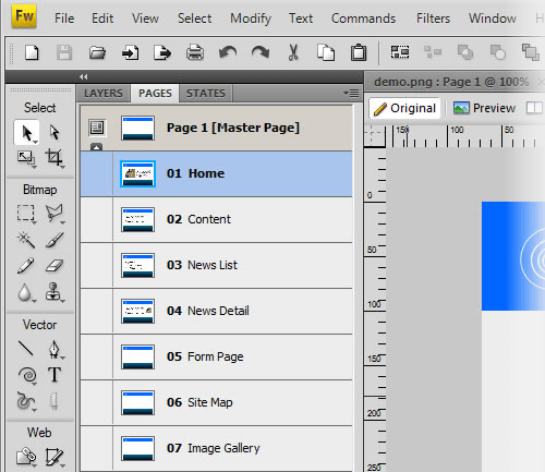 10 reasons why I prefer Fireworks (article).
