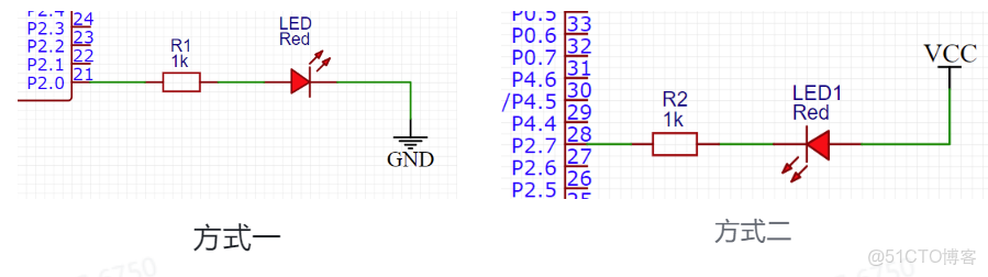 【嵌入式51單片機】深入LED燈的奧秘：從原理，方法、控制、流水燈到相關擴展_寄存器_10