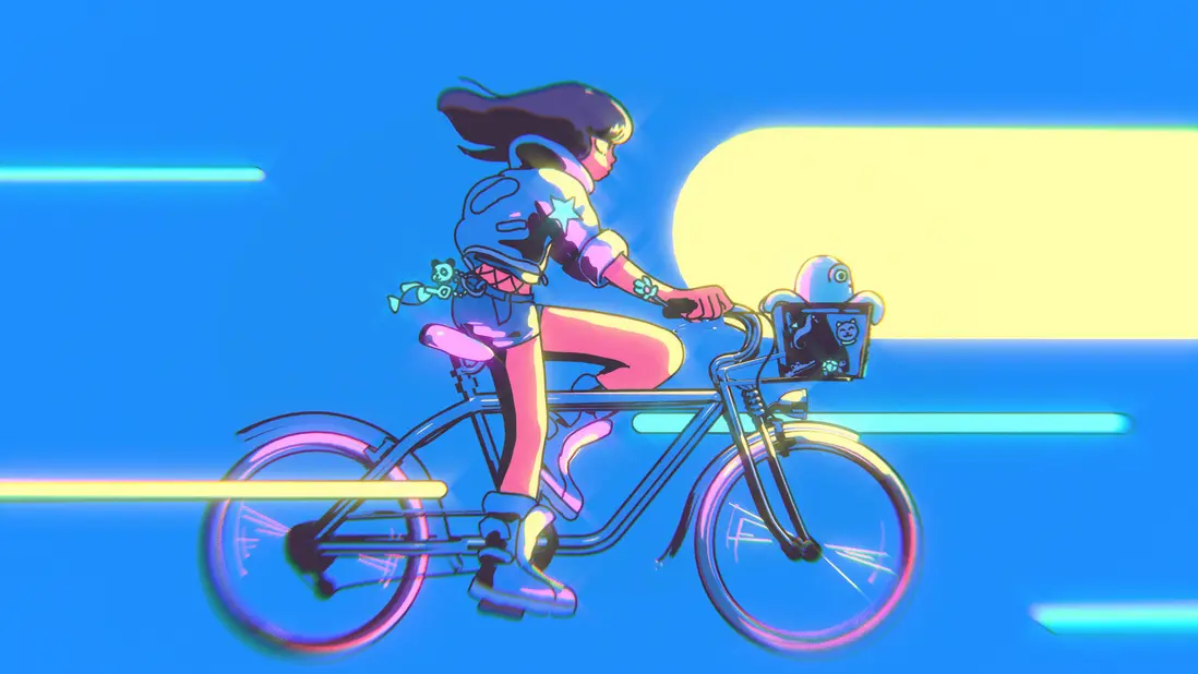 Dedouze 的蠟筆自行車演示