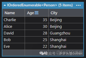 C#中Linq常用方法彙總，一篇能覆蓋99%使用場景_List_10