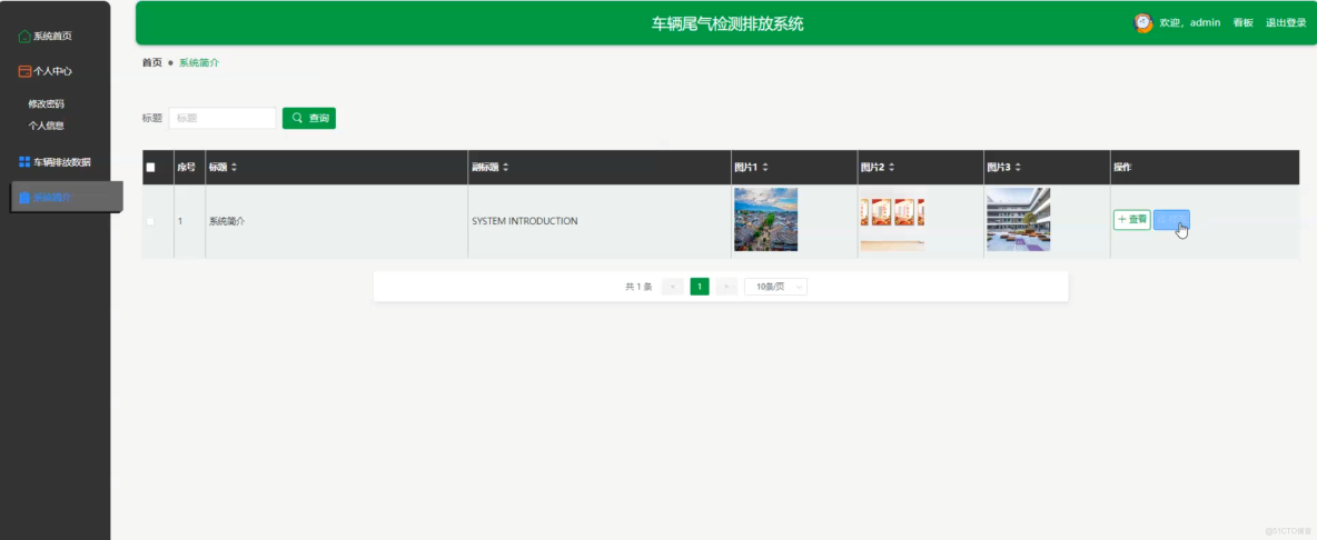 車輛尾氣檢測排放系統-可視化大屏展示-計算機畢業設計源碼_數據採集_04