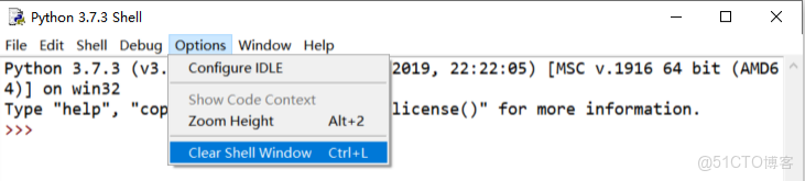 python3的idle怎麼清屏_python_08