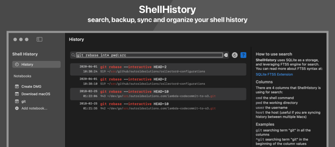 Shell History