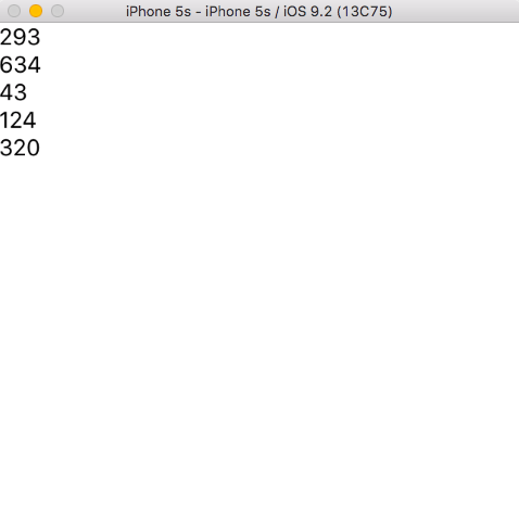 Randomly generated Ids are visible once data finishes loading.