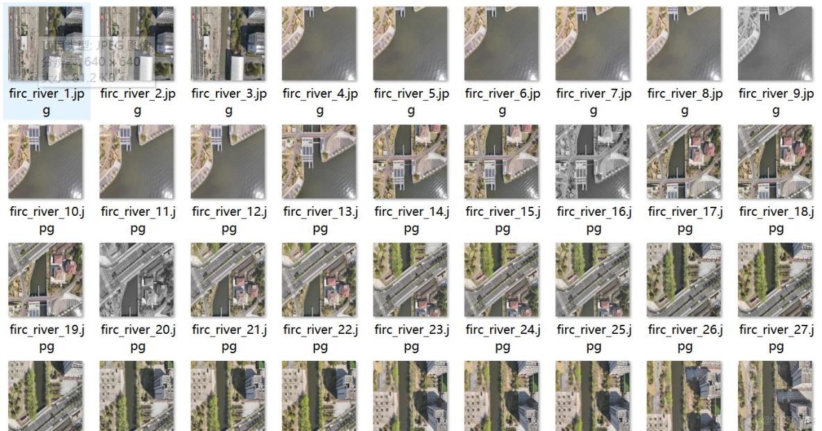 無人機視角航拍巡檢河道識別分割數據集labelme格式646張1類別_json數據