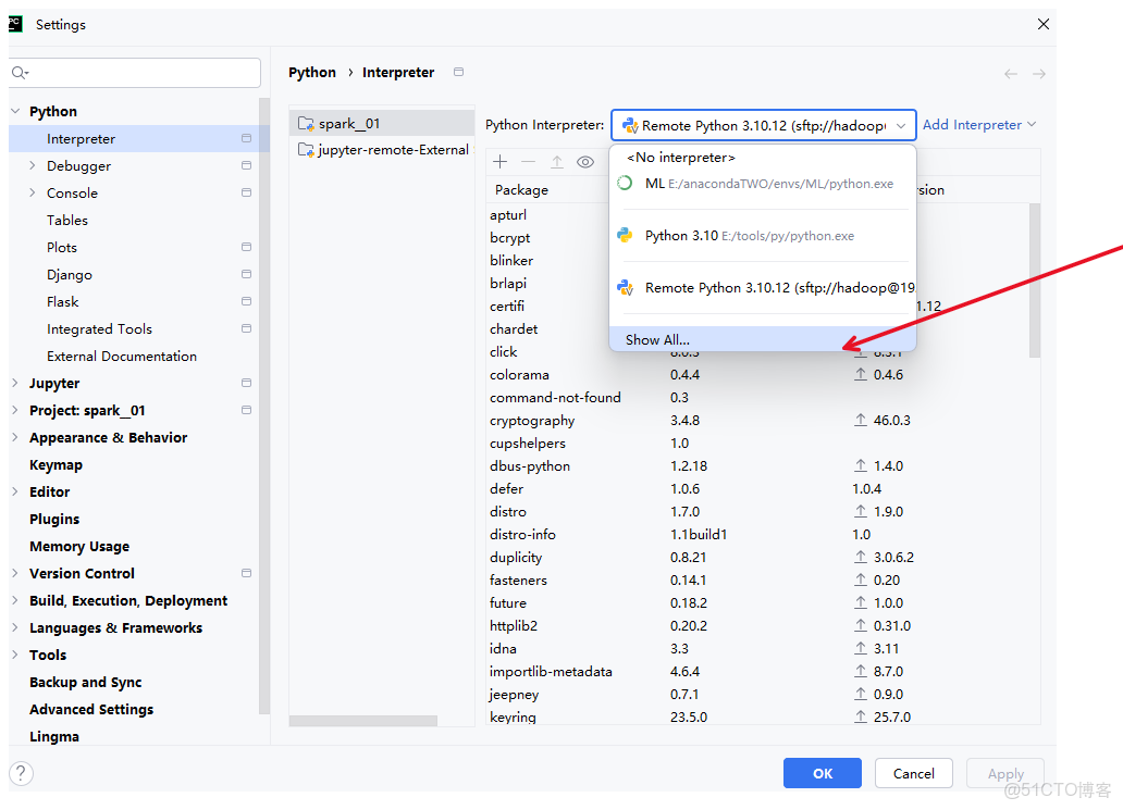 pycharm搭建spark環境 - jackmanwu的個人空間 -_spark_09