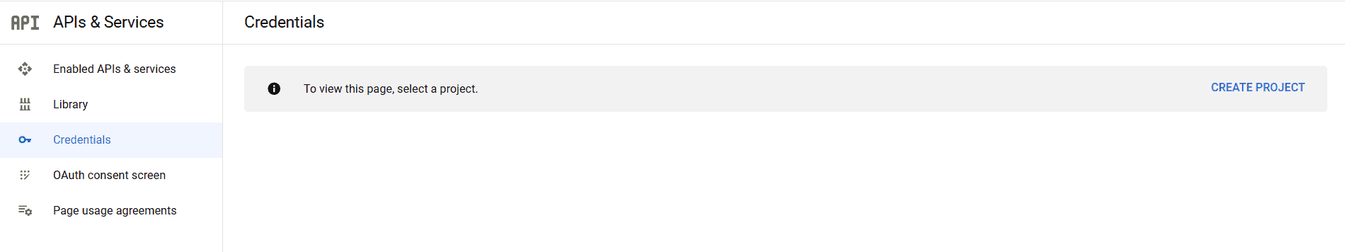 Google API 控制枱