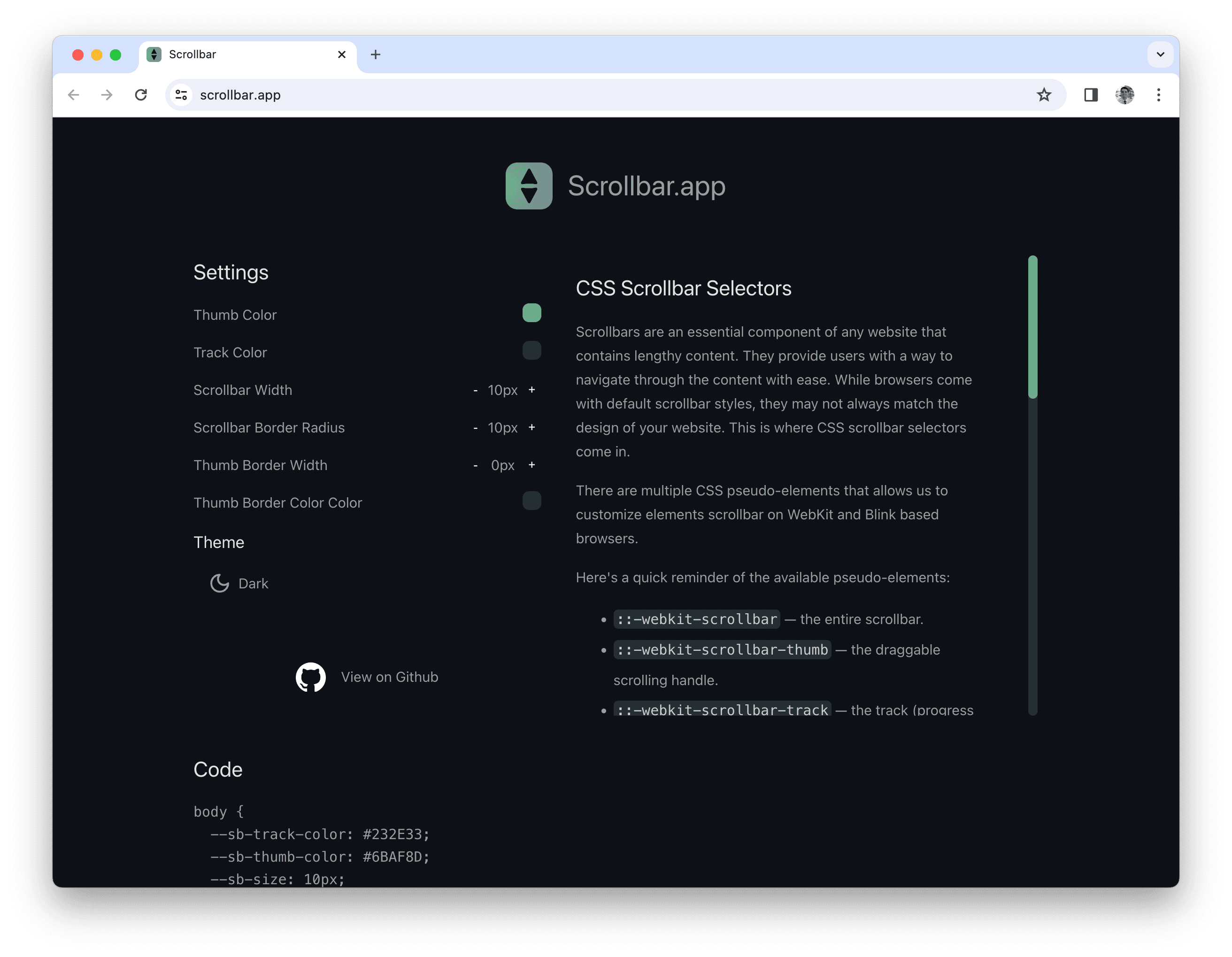 Scrollbar.app