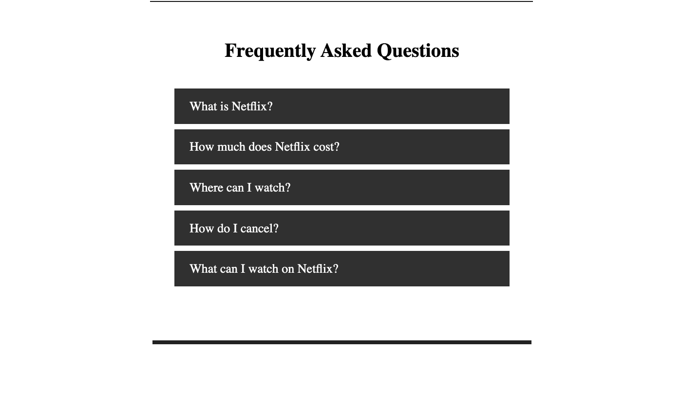 Final Look of our Accordion Component
