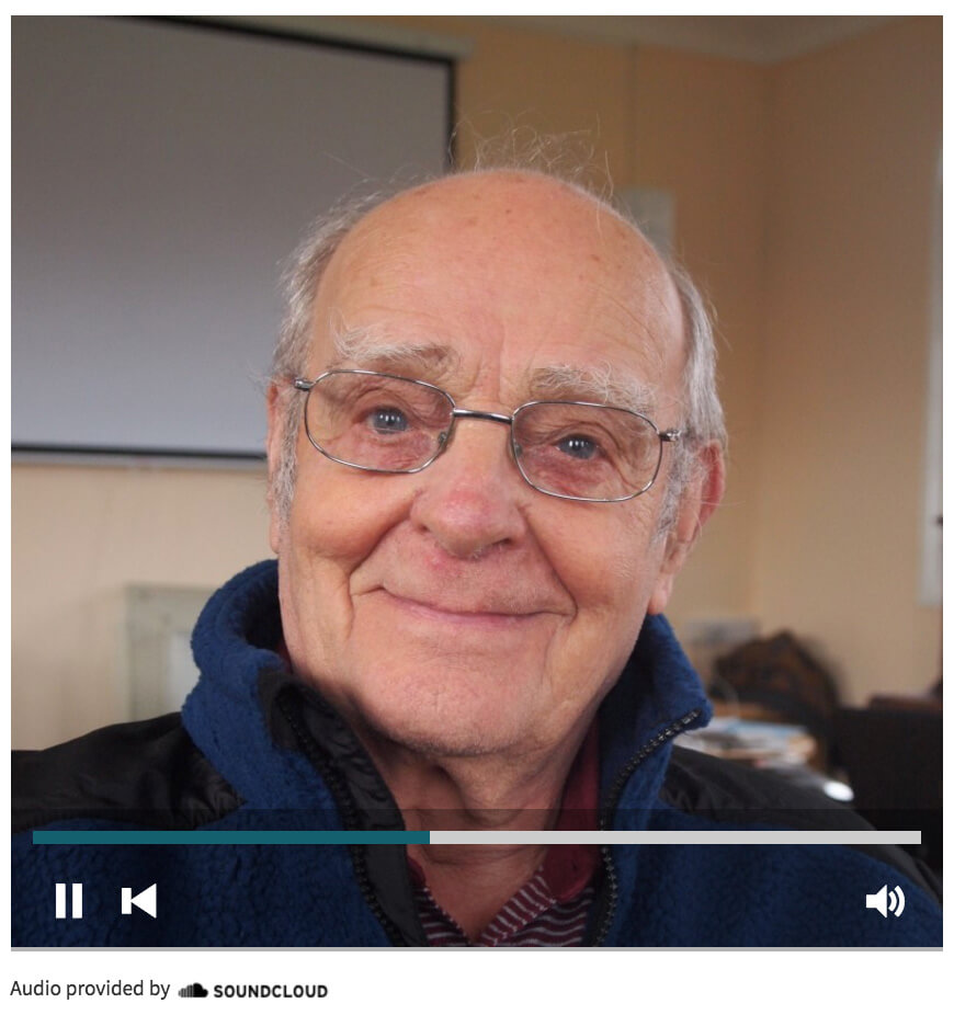 Although the audio is uploaded using Soundcloud, we’ve used a different audio player that is cleaner and simpler.