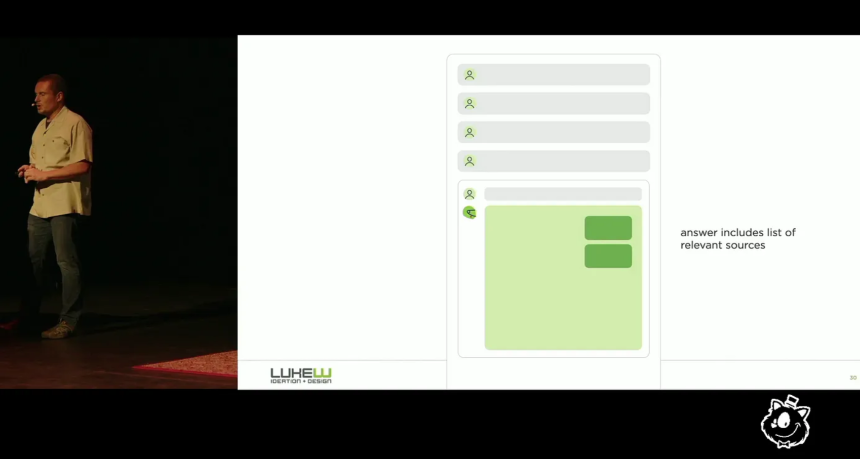 Luke Wroblewski on stage