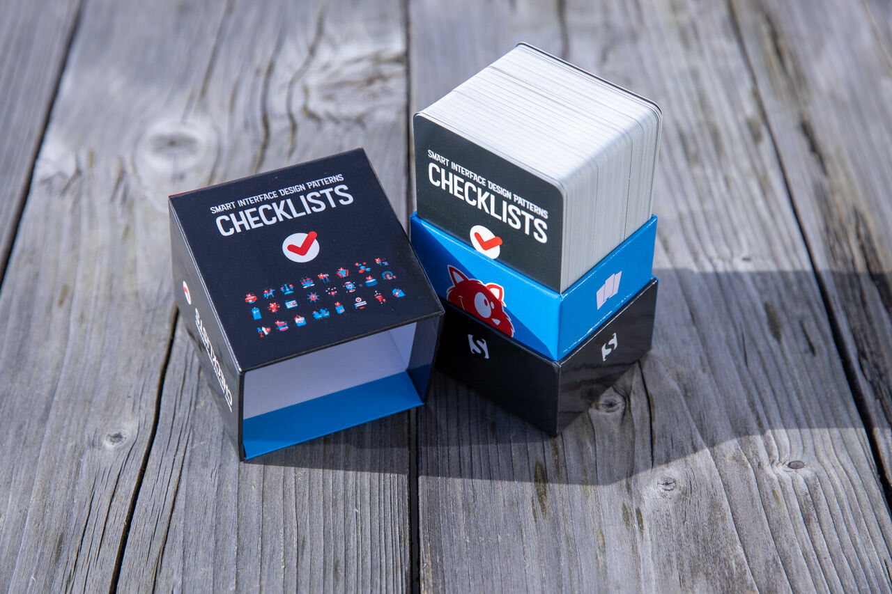 Smart Interface Design Patterns Checklists