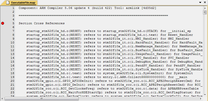 Keil map文件中Load_Addr為compressed_#map文件_02
