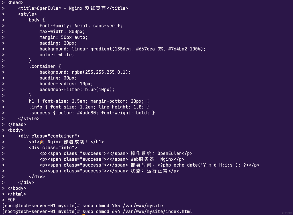 openEuler軟件生態體驗：快速部署Nginx Web服務器_Nginx_06