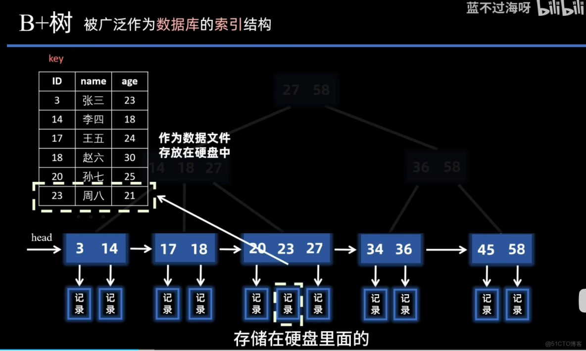 霍夫曼樹 二三樹 紅黑樹 B樹 B+樹_結點_08