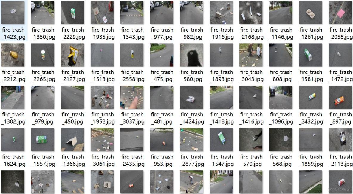 智慧城市道路路面垃圾檢測數據集VOC+YOLO格式3321張17類別_txt文件_02