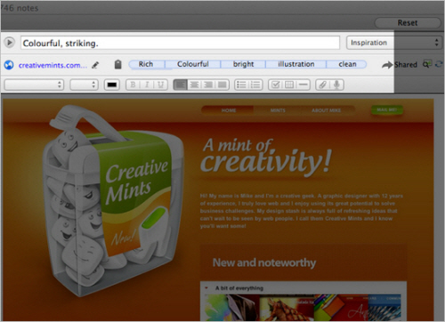 A screenshot of a library of images tagged for easy searching