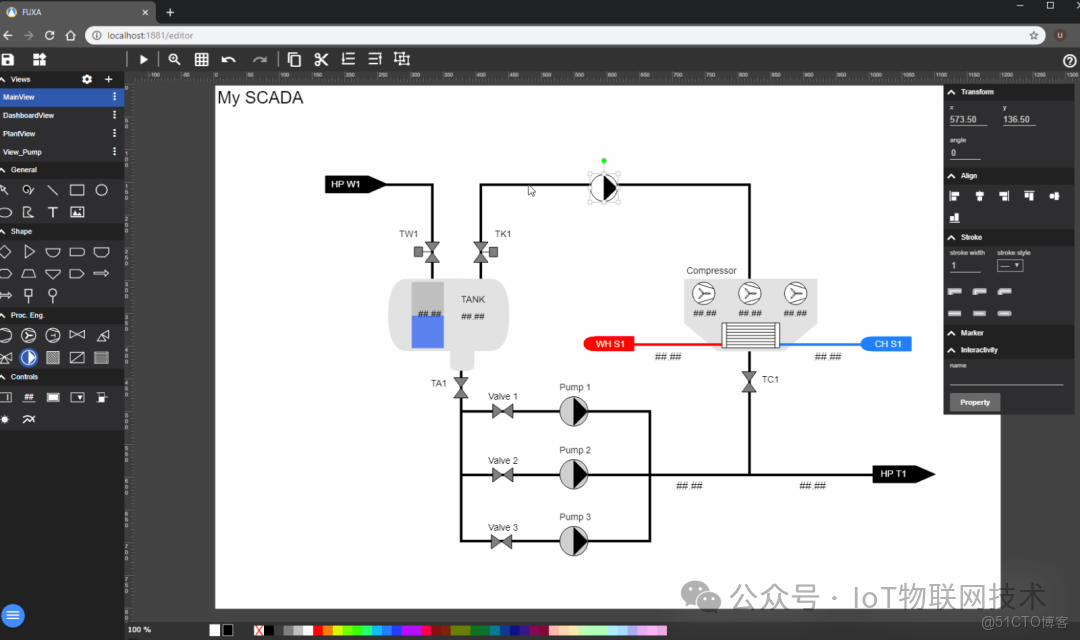 推薦一款開源Web組態軟件，搭建SCADA/HMI工業過程可視化，支持OPC UA、Modbus、BACnet工業協議_Web_03