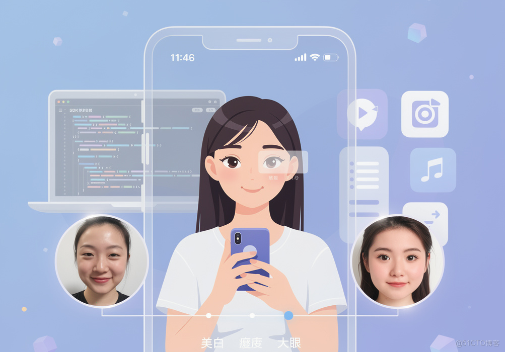 直播美顏sdk開發實戰：高性能人臉美型功能的架構設計與優化方法_美顏sdk