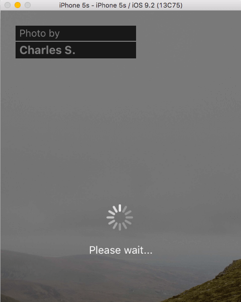 ProgressHUD becomes visible on double tap.
