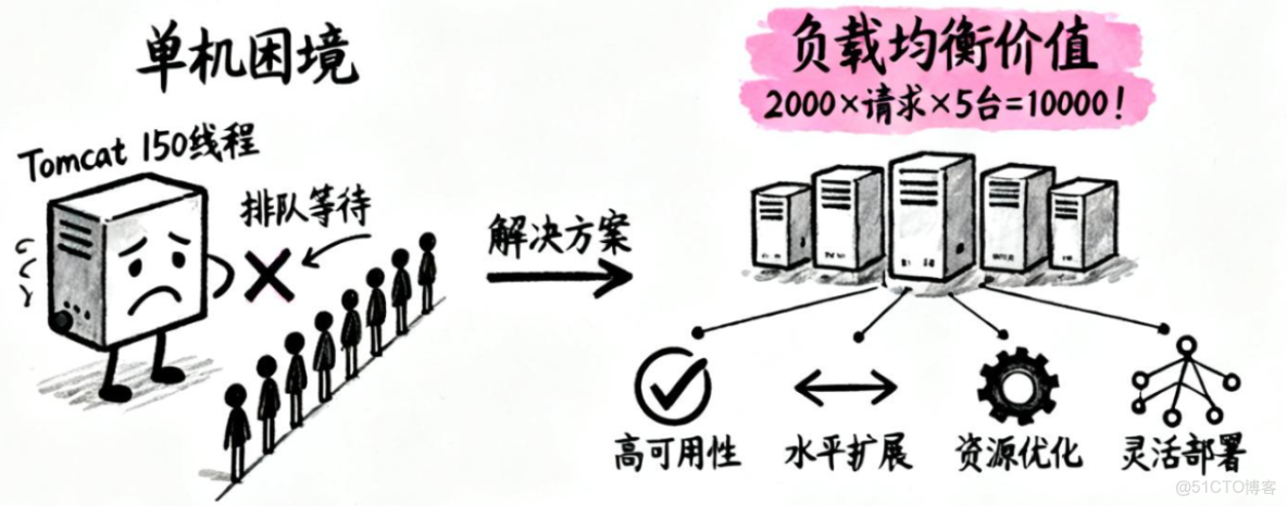 一篇讀懂分佈式架構下的負載均衡技術：分類、原理、算法、常見方案等 -_#運維