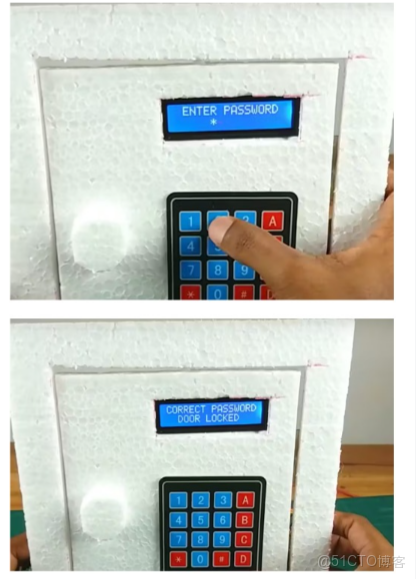 如何使用鍵盤和LCD顯示製作一個安全的基於Arduino的門鎖_伺服電機_12