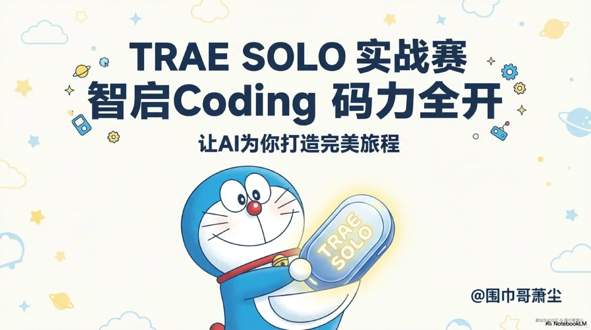 ?演講稿：TRAE SOLO 實戰賽——智啓Coding 碼力全開，讓AI為你打造完美旅程??演講稿：TRAE S_開發者
