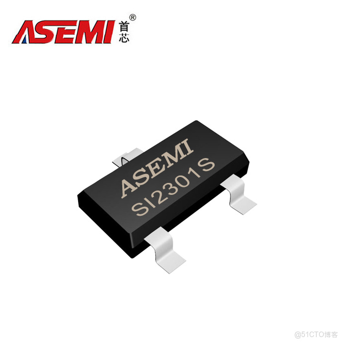 ASEMI低壓MOS管SI2301參數，SI2301體積，SI2301尺寸_封裝