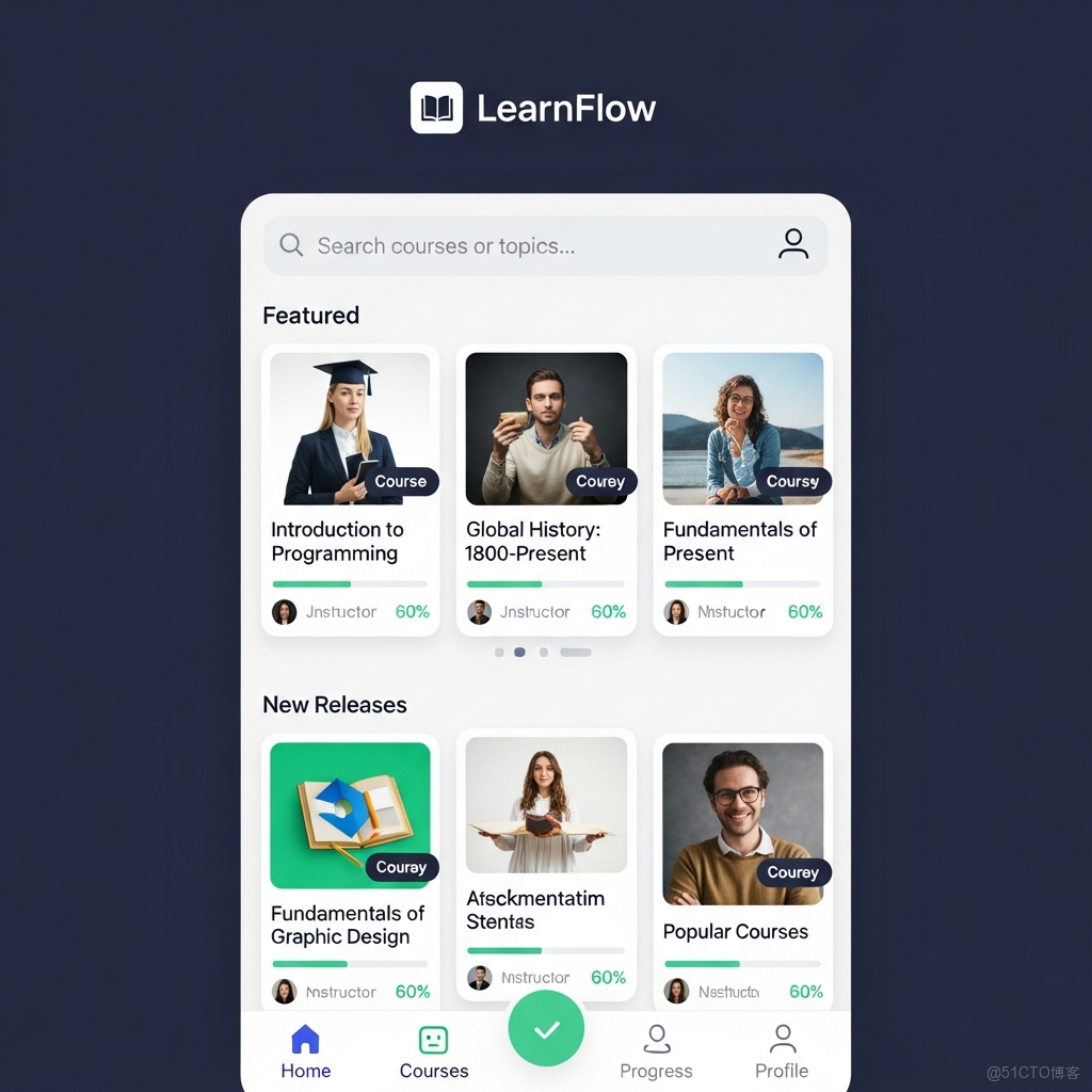 教育APP/小程序開發標準版圖：課程、題庫、直播、學習一站式梳理_教育平台搭建_02