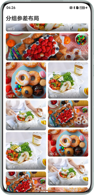 鴻蒙學習實戰之路 - 瀑布流操作實現_數據